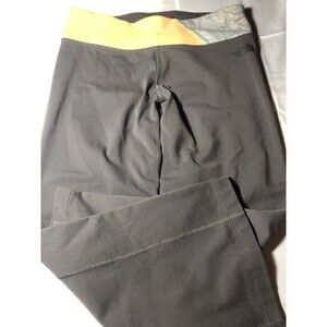 The North Face Pants Womens Small P Leggings Capri Vapor Nylon Orange Hawaiian